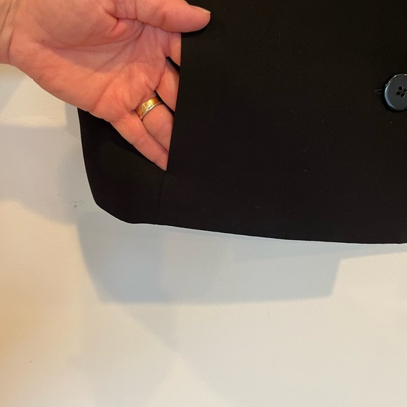 Coldwater Creek Ladies Blazer, black size 12 - Picture 3 of 14